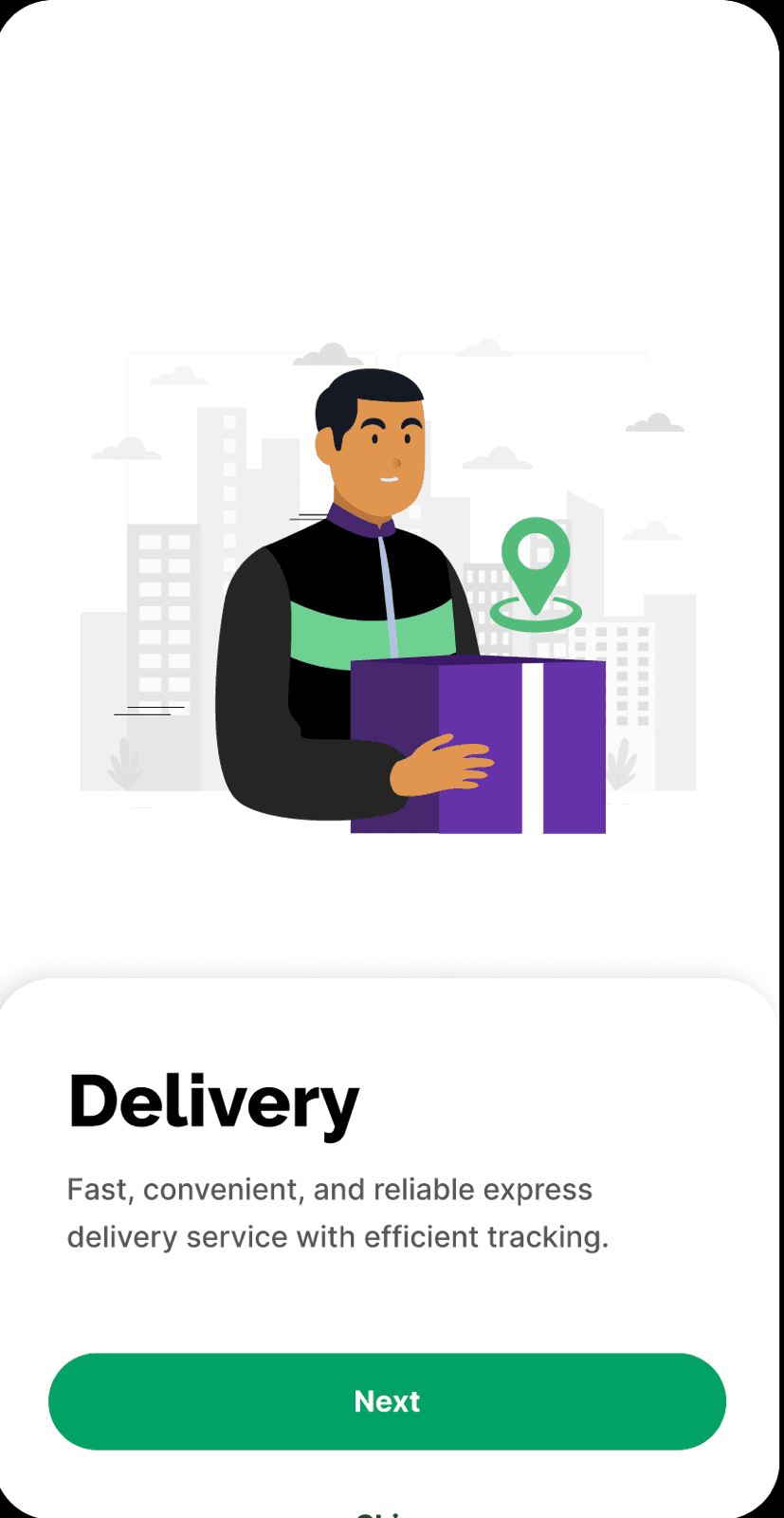 Movement Delivery App screen 4