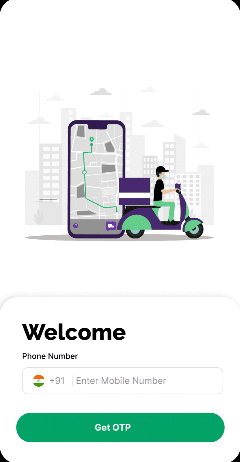 Movement Delivery App screen 5