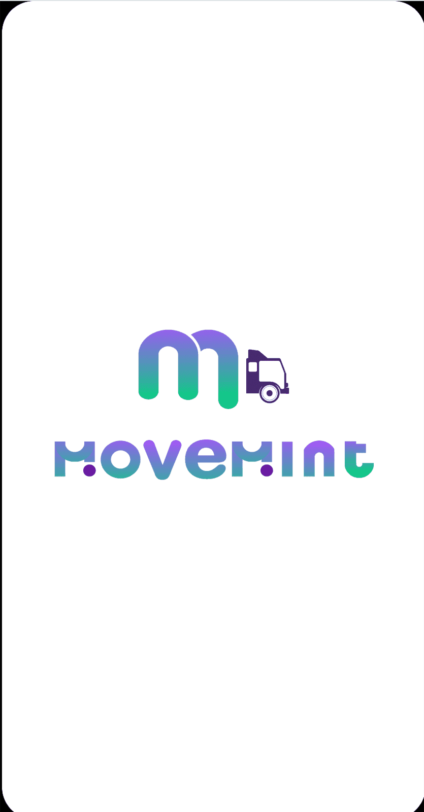 Movement Delivery App screen 1