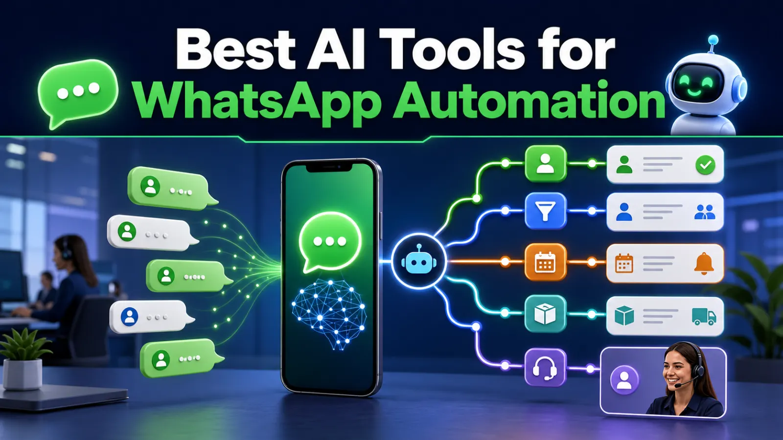 Best AI Tools for WhatsApp Automation: Platforms, APIs and Business Workflows