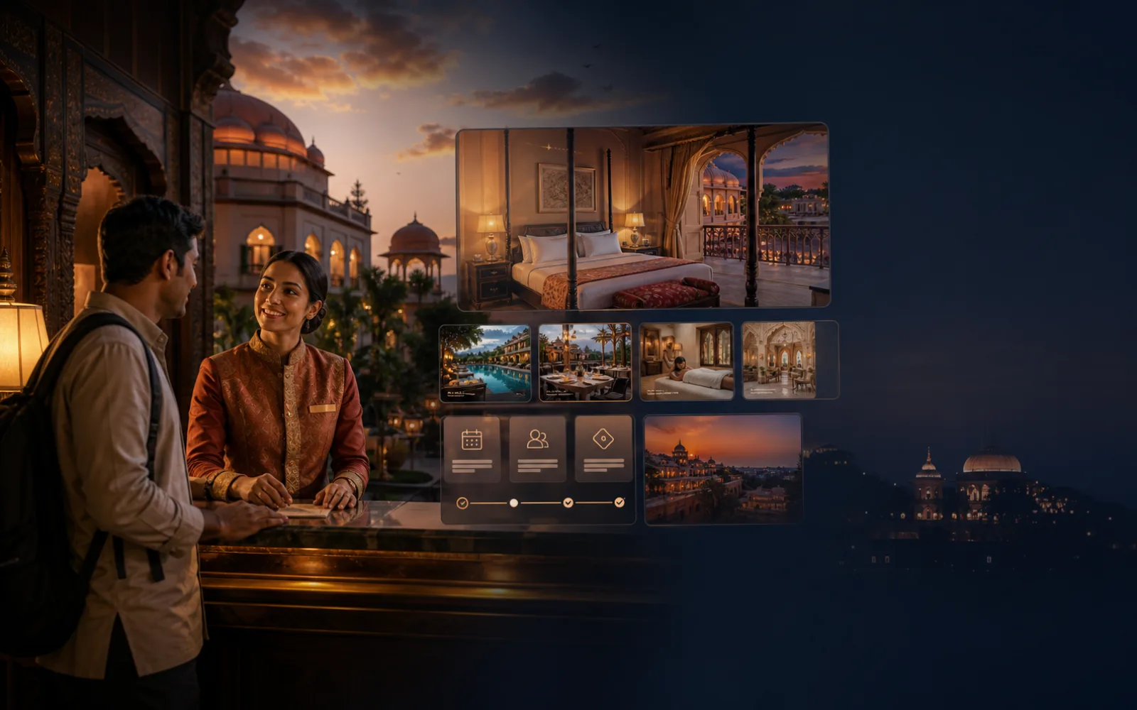 Luxury hotel and direct booking website experience